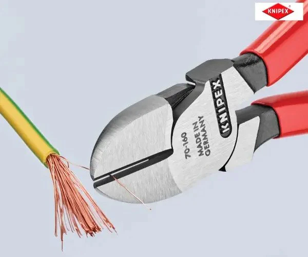Knipex Diagonal Cutters PVC Grip 160mm - Image 17