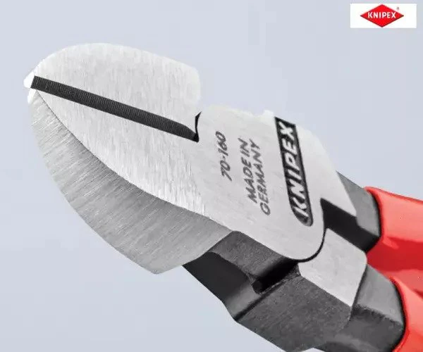 Knipex Diagonal Cutters PVC Grip 160mm - Image 5
