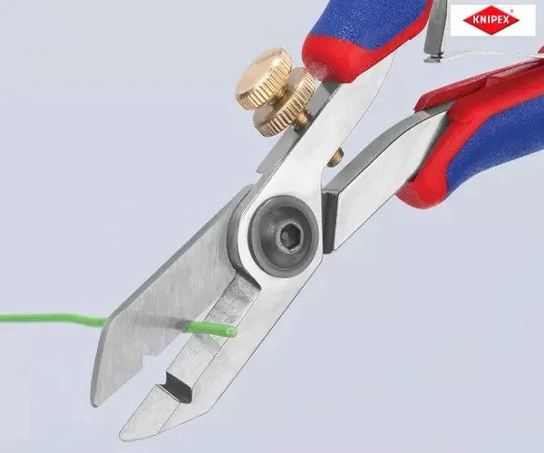 Knipex Electronic Wire Stripping Shears 130mm - Image 6
