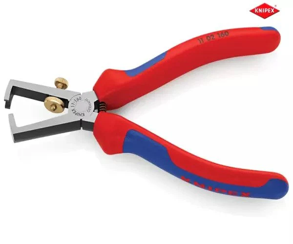 Knipex End Wire Insulation Stripping Pliers Multi-Component Grip 160mm - Image 2