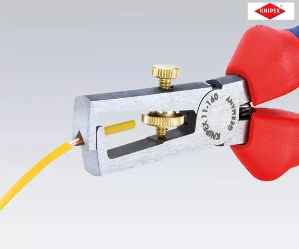 Knipex End Wire Insulation Stripping Pliers Multi-Component Grip 160mm - Image 8