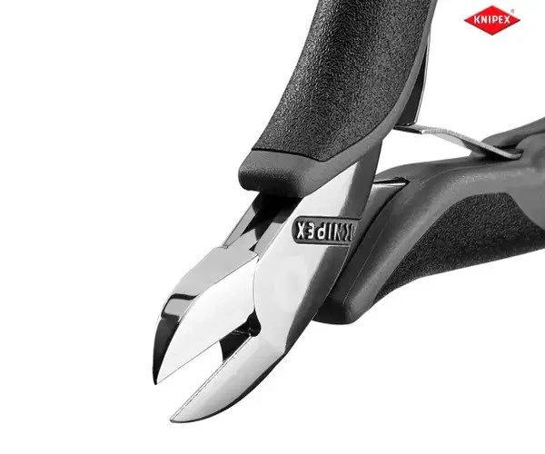 Knipex ESD Electronics Diagonal Cutters - Round Head Small Bevel 115mm - Image 5