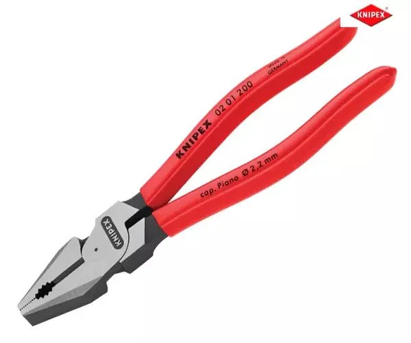 Knipex High Leverage Combination Pliers PVC Grip 200mm (8in)