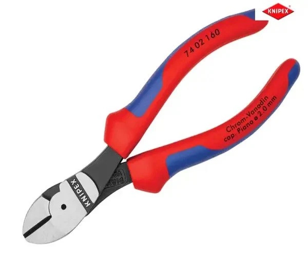 Knipex High Leverage Diagonal Cutters Multi-Component Grip 160mm - Image 3