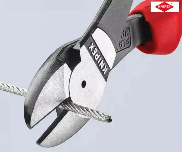 Knipex High Leverage Diagonal Cutters Multi-Component Grip 180mm - Image 7