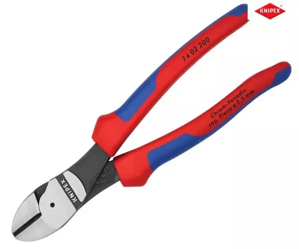 Knipex High Leverage Diagonal Cutters Multi-Component Grip 200mm - Image 2