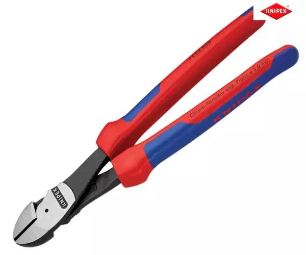 Knipex High Leverage Diagonal Cutters Multi-Component Grip 250mm