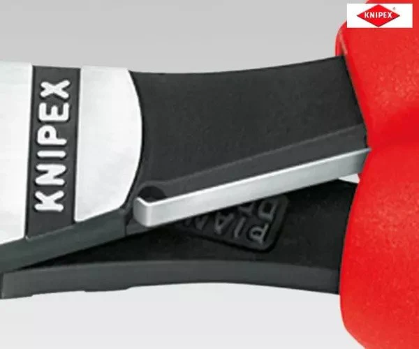 Knipex High Leverage Diagonal Cutters Multi-Component Grip with Spring 180mm - Image 4