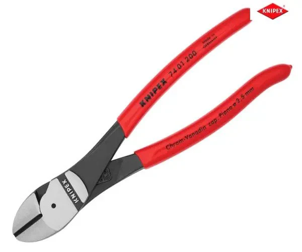 Knipex High Leverage Diagonal Cutters PVC Grip 200mm