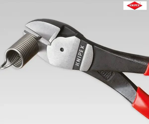 Knipex High Leverage Diagonal Cutters PVC Grip 200mm - Image 4