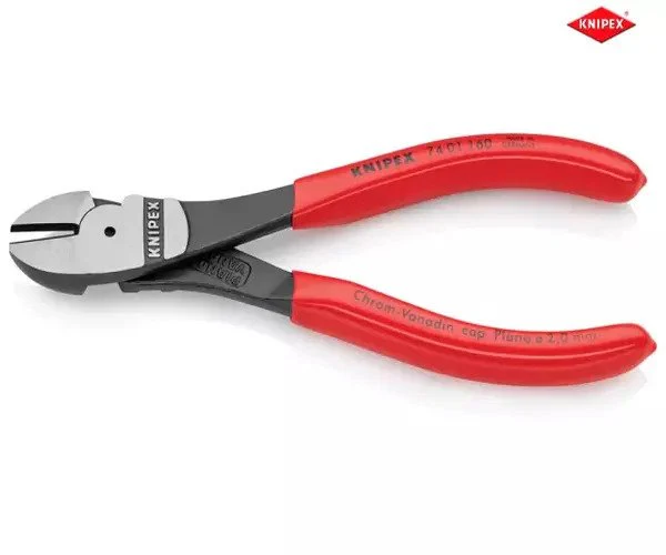 Knipex High Leverage Diagonal Cutters PVC Grips 160mm - Image 2