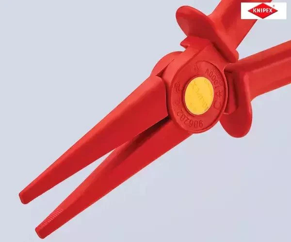 Knipex Long Nose Plastic Insulated Pliers 220mm - Image 9