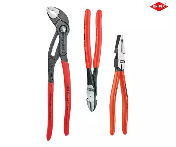 Knipex Power Pack High Leverage Pliers Set, 3 Piece