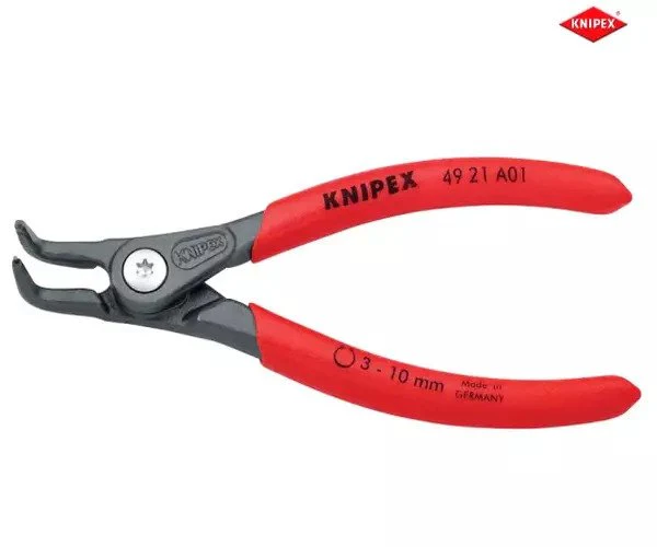 Knipex Precision Circlip Pliers External 90° Bent Tip 3-10mm A01 - Image 3