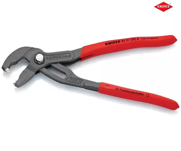 Knipex Spring Hose Clamp Pliers with Quick-Set Adjustment 250mm - Image 2