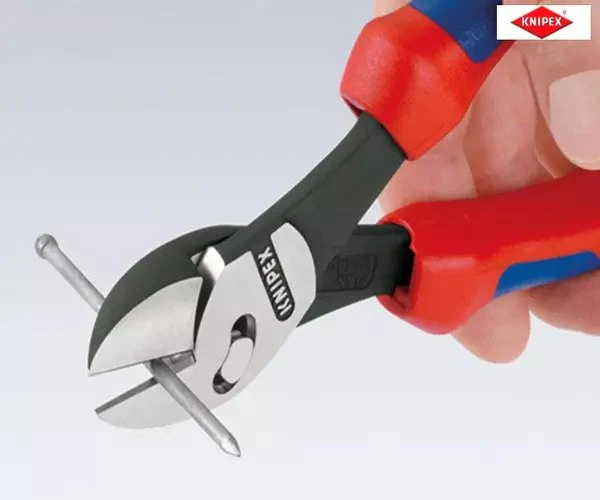 Knipex TwinForce® Diagonal Cutters Multi-Component Grip 180mm - Image 10
