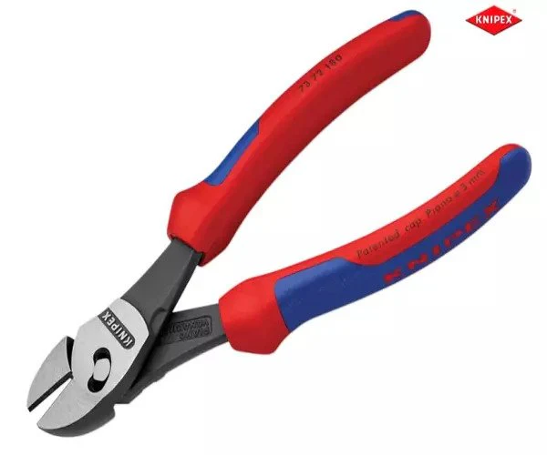 Knipex TwinForce® Diagonal Cutters Multi-Component Grip 180mm - Image 2