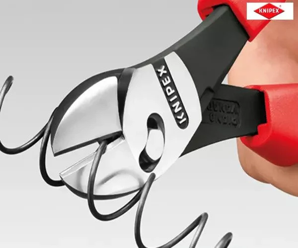 Knipex TwinForce® Diagonal Cutters Multi-Component Grip 180mm - Image 8