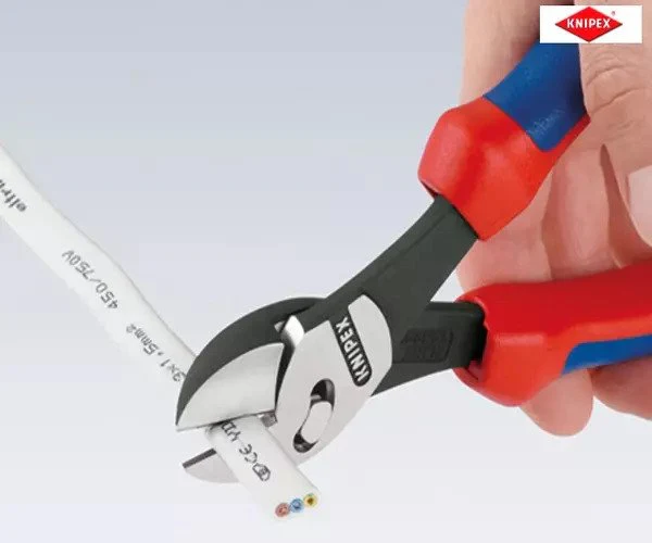 Knipex TwinForce® Diagonal Cutters Multi-Component Grip 180mm - Image 9