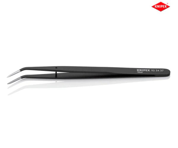 Knipex Universal Bent Nose Tweezers 155mm - Image 3