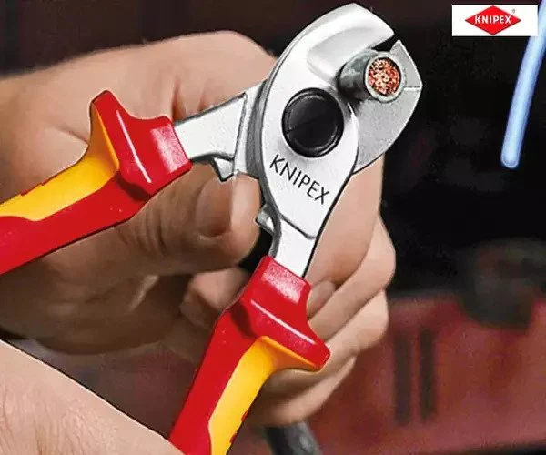 Knipex VDE Cable Shears 165mm - Image 8