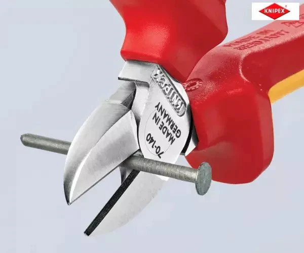 Knipex VDE Diagonal Cutter 140mm - Image 2