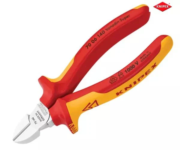 Knipex VDE Diagonal Cutter 140mm - Image 4