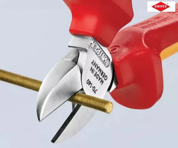 Knipex VDE Diagonal Cutter 140mm - Image 6