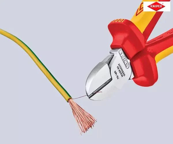 Knipex VDE Diagonal Cutter 140mm - Image 8
