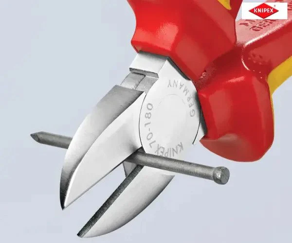 Knipex VDE Diagonal Cutter 180mm - Image 6