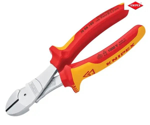 Knipex VDE High Leverage Diagonal Cutter 180mm