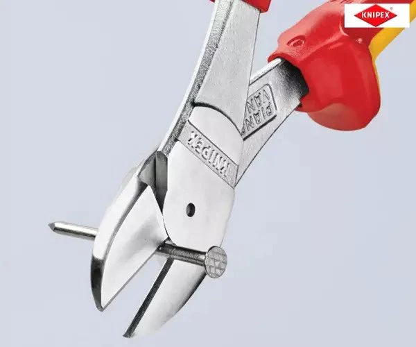 Knipex VDE High Leverage Diagonal Cutter 200mm - Image 3