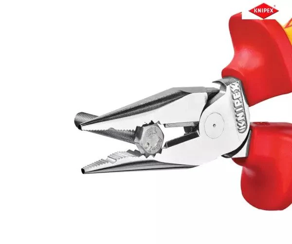 Knipex VDE High Leverage Needle Nose Pliers 145mm - Image 4