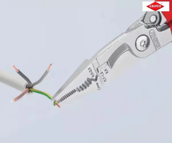 Knipex VDE Multifunctional Installation Pliers with Opening Spring 200mm - Image 4