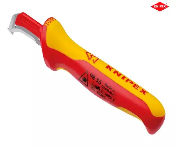 Knipex VDE Stripping Knife 180mm - Image 2