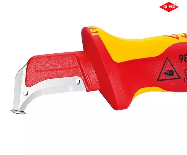 Knipex VDE Stripping Knife 180mm - Image 3