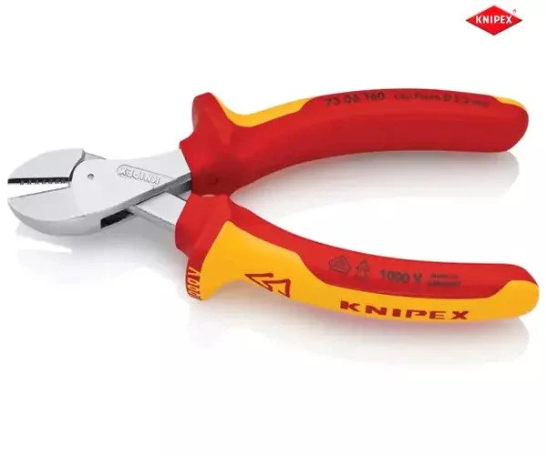 Knipex VDE X-Cut Compact Diagonal Cutter 160mm - Image 2
