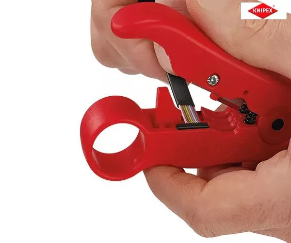 Knipex Wire Stripping Tool for Coax And Data Cable - Image 4
