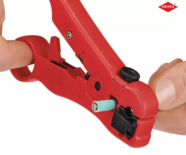 Knipex Wire Stripping Tool for Coax And Data Cable - Image 5