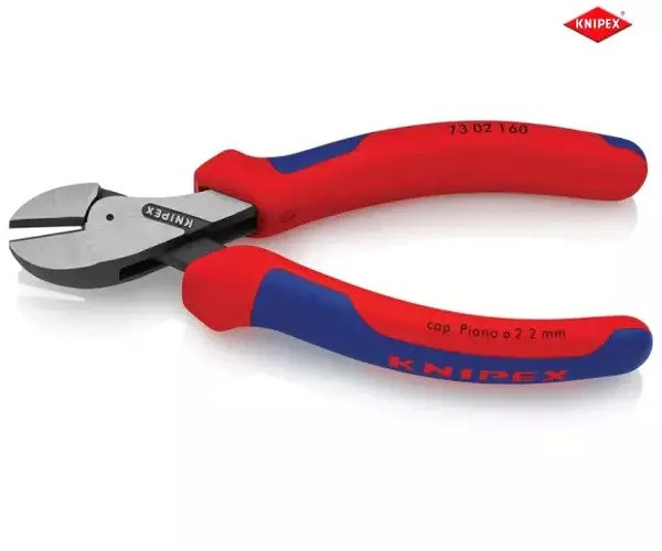 Knipex X-Cut® Compact Diagonal Cutter Multi-Component Grip 160mm - Image 2