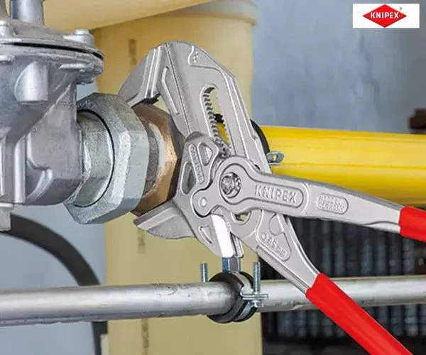 Knipex XL Pliers Wrench PVC Grip 400mm - Image 4