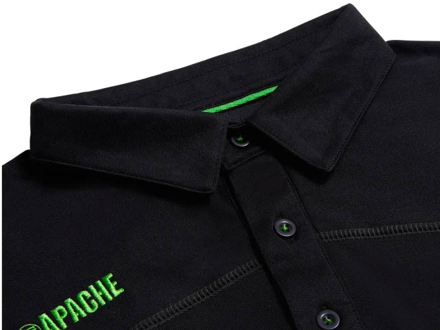 Apache Langley Black Performance Polo Shirt - L (41/43in) - Image 7