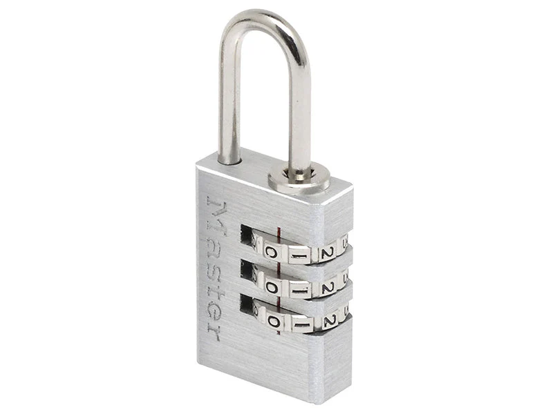 Master Lock  Aluminium 20mm 3-Digit Combination Padlock