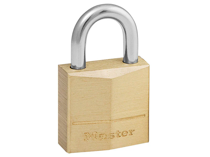 Master Lock  Solid Brass 20mm Padlock 3-Pin