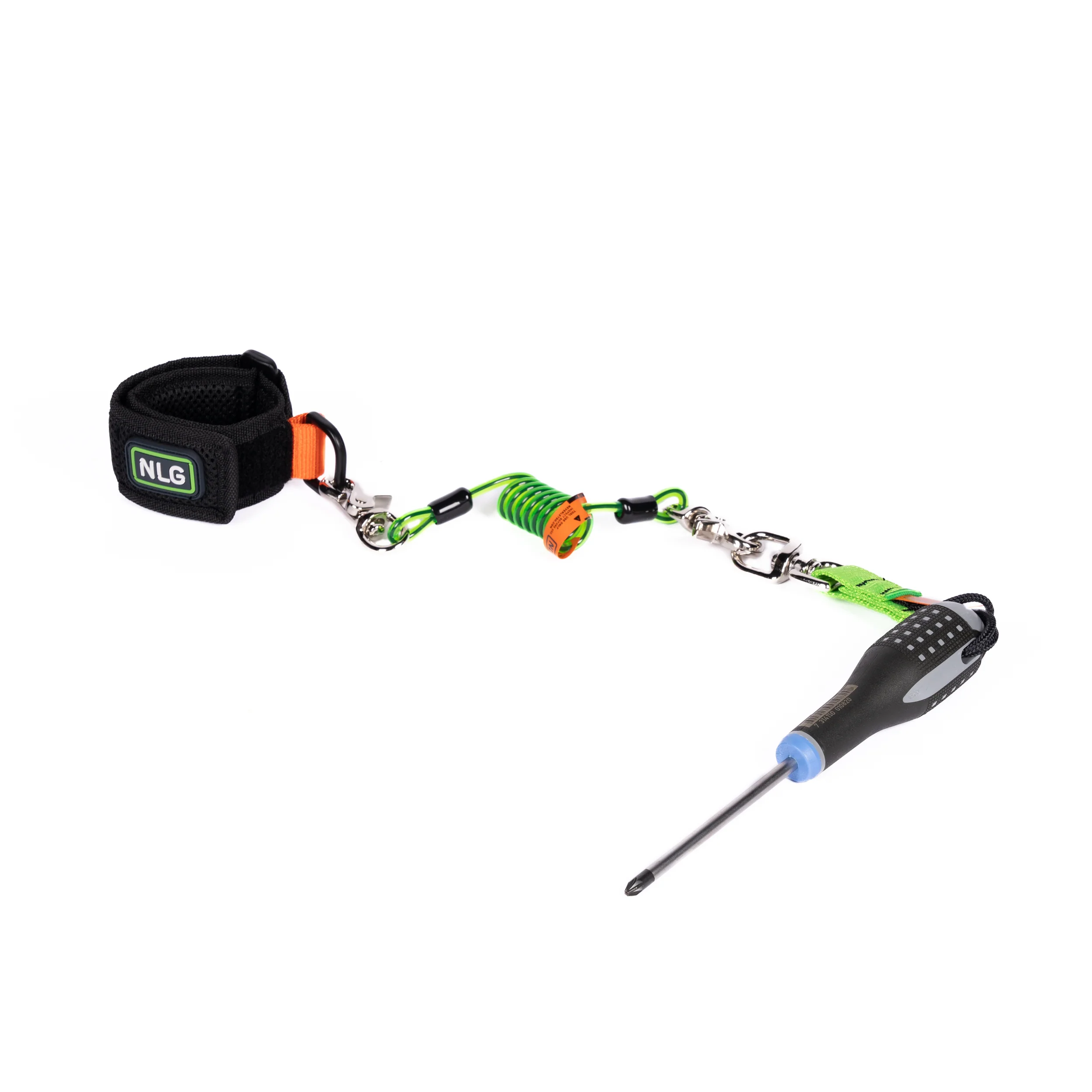 NLG Short Coil Tool Lanyard, Quick Clip - (10 Pack) - Image 4