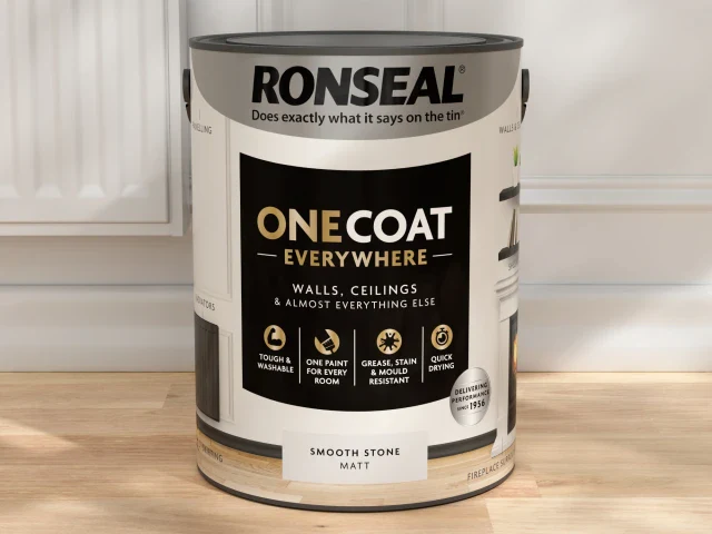 Ronseal One Coat Everywhere Interior Smooth Stone Matt 5 litre