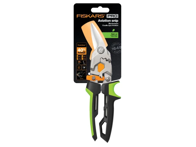 Fiskars PowerGear™ Aviation Snips Right Cut 250mm (10in) - Image 8