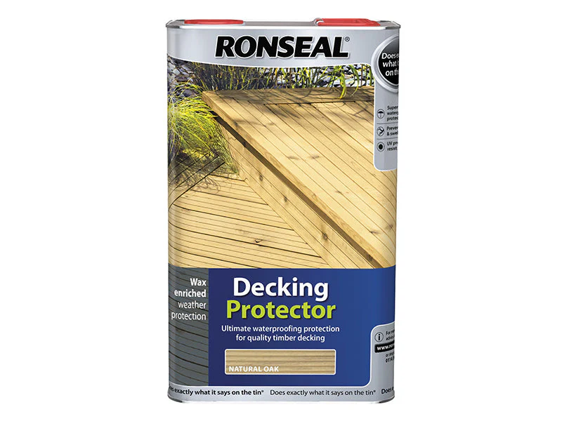 Ronseal Decking Protector Natural Oak 5 litre