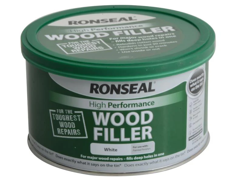Ronseal  High-Performance Wood Filler White 275g