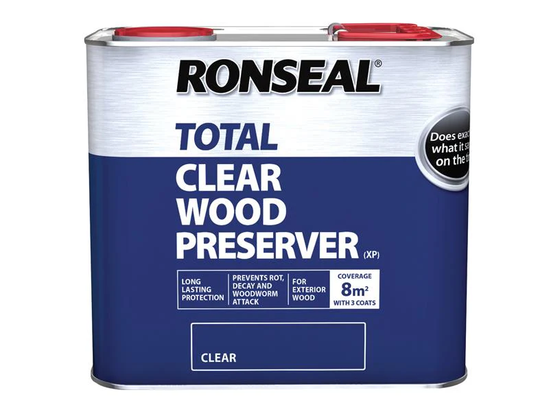 Ronseal  Trade Total Wood Preserver Clear 2.5 litre